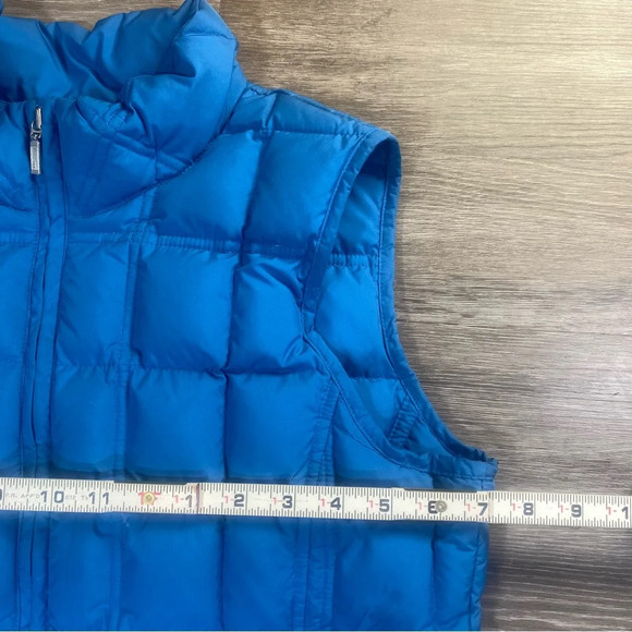 Royal Blue Quilted Puffer Vest with Stand-Up Collar - Picture 8 of 11